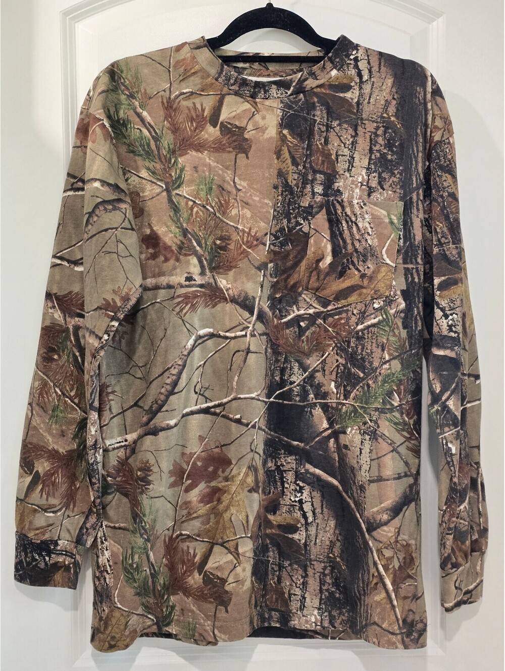 Cabela's Men's Large Long Sleeve Camouflage Hunting Shirt 100% Cotton NWOT